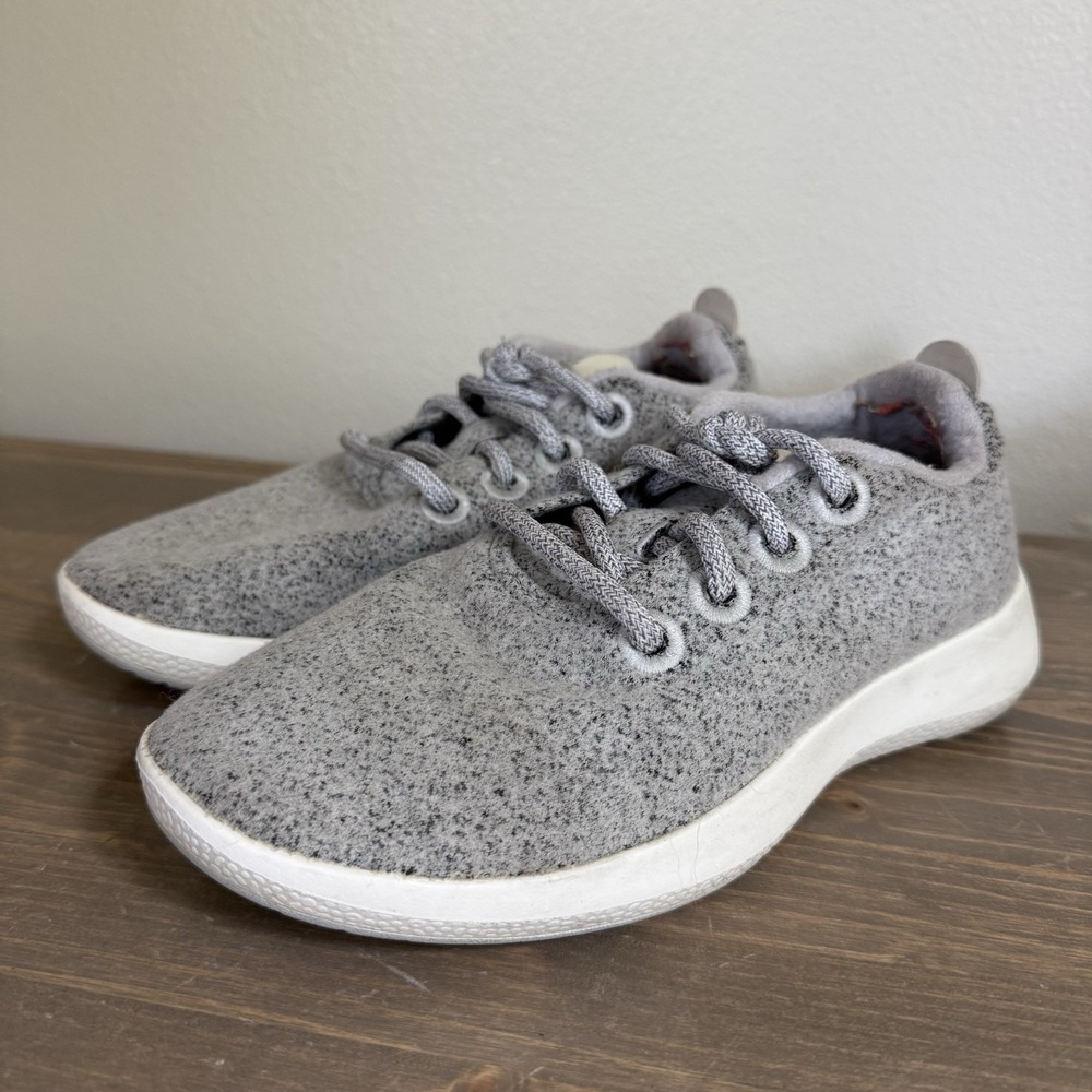 Allbirds Womens 6 Grey Wool Runners Sneakers Tennis Shoes Athletic Work Out